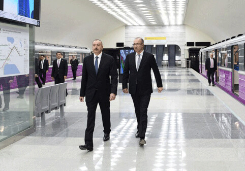 В Баку открылись станции метро «Автовокзал» и «Мемар Аджеми-2» (Обновлено-Фото)