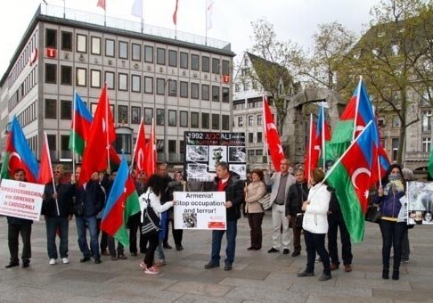 В Германии прошла акция протеста против Армении
