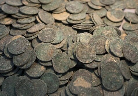В Испании обнаружили 600 кг римских бронзовых монет (Фото)