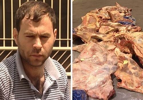 Задержан пытавшийся накормить бакинцев тонной некачественного мяса (Фото)