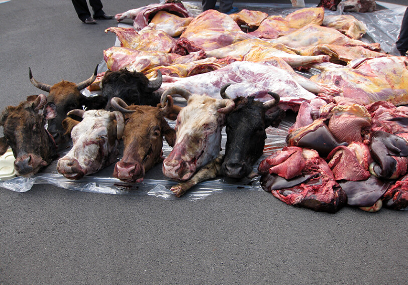Проведенный в Баку рейд предотвратил продажу 1300 кг некачественного мяса (Фото)