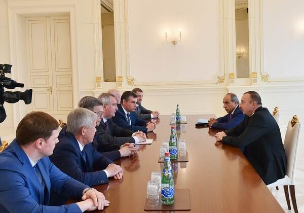 Ильхам Алиев принял заместителя премьер-министра РФ