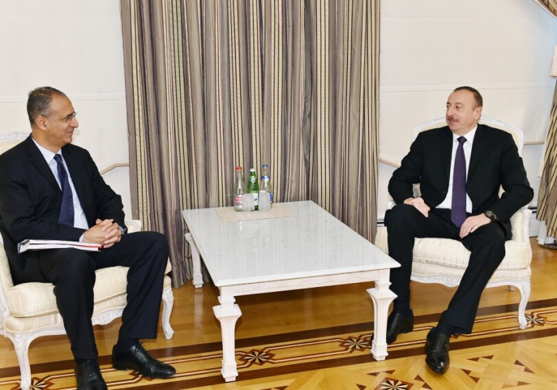 Президент Ильхам Алиев принял руководителя миссии МВФ