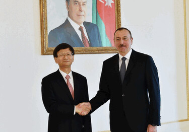 Президент Азербайджана принял китайскую делегацию (Фото)