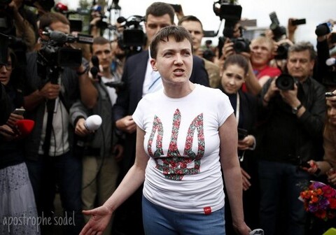 Надежда Савченко вылетела в Киев на самолете президента Украины (Обновлено-Видео)