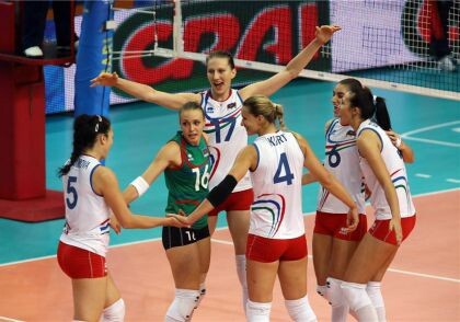 Сборная Азербайджана по волейболу вышла в лидеры Евролиги