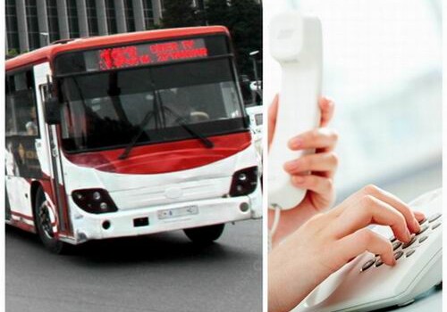 Открыта «горячая линия» для жалоб на водителей автобусов в Баку 