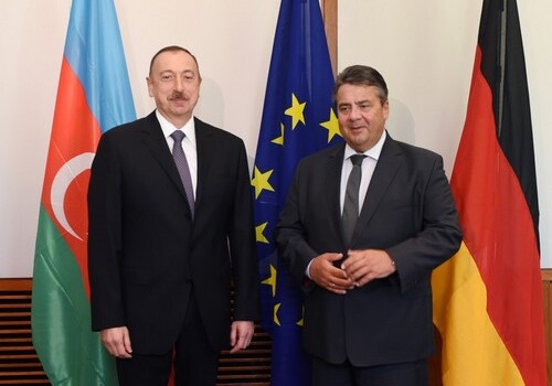 Президент Азербайджана встретился с вице-канцлером Германии