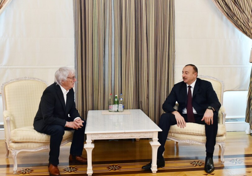 Президент Азербайджана принял Берни Экклстоуна