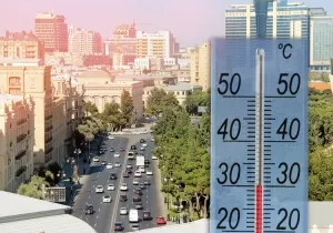 Завтра температура воздуха в Баку достигнет 33 градусов