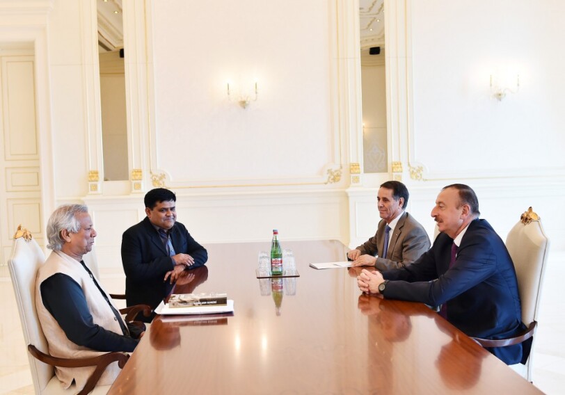 Президент Азербайджана принял лауреата Нобелевской премии мира