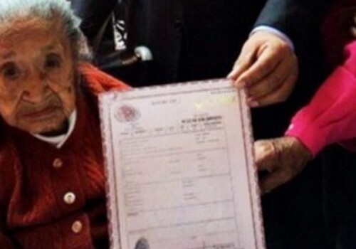 Мексиканка получила первое свидетельство о рождении в 117 лет