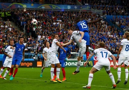 Матч Франция — Исландия побил рекорд посещаемости на Евро-2016 (Фото-Видео)
