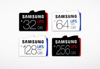 Samsung представил первые в мире карты памяти стандарта UFS