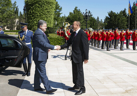 Состоялась встреча президентов Азербайджана и Украины (Фото)