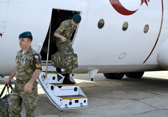Азербайджанские миротворцы вернулись из Афганистана (Фото)