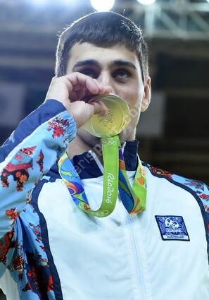 Рустам Оруджев завоевал для Азербайджана первую медаль Олимпиады в Рио (Фото)