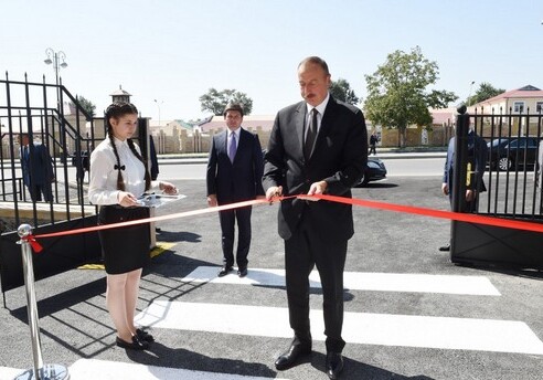 Президент Ильхам Алиев открыл ряд инфраструктурных объектов в Габале (Фото-Обновлено)