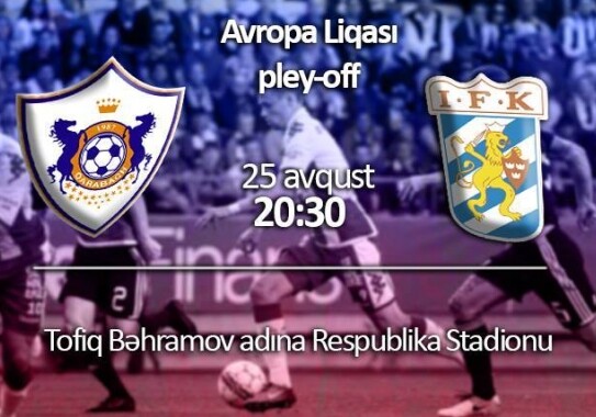 Обнародовано время матча Лиги Европы «Карабах» - «Гетеборг»
