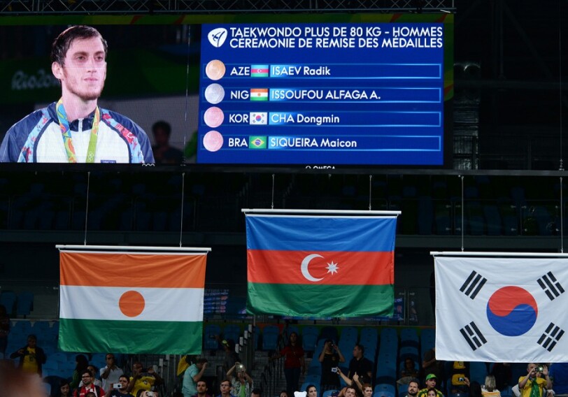 Азербайджанский тхэквондист завоевал «золото»на Олимпиаде в Рио  (Фото) 