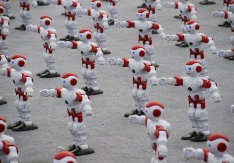В Китае установлен мировой рекорд по количеству танцующих роботов (Видео)