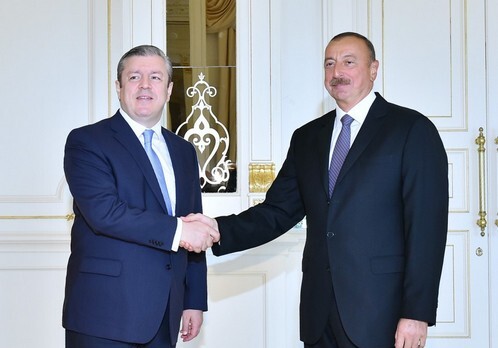 Президент Азербайджана принял премьер-министра Грузии (Фото-Обновлено)