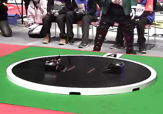 Роботы сошлись в схватке по правилам сумо (Видео)