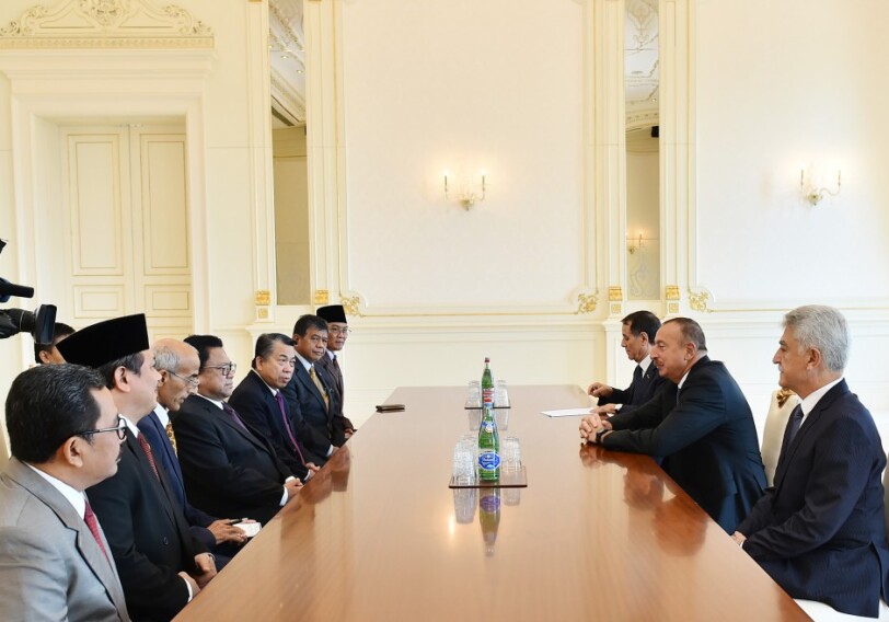 Президент Азербайджана принял делегацию Народного консультативного конгресса Индонезии