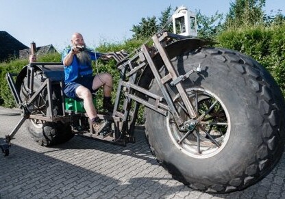 В Германии построили велосипед-тяжеловес (Фото-Видео)