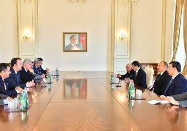 Президент Ильхам Алиев принял Оценочную миссию ПАСЕ (Фото)