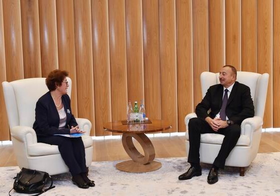 Президент Азербайджана Ильхам Алиев принял советника генсека ООН (Фото)