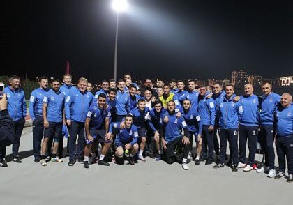 Стивен Сигал встретился со сборной Азербайджана (Фото)