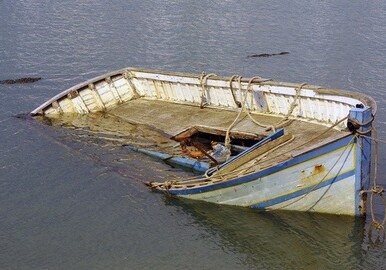 В Каспийском море утонул рыбак 
