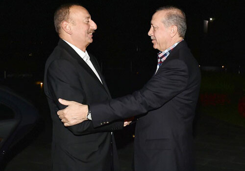 Состоялась встреча президентов Азербайджана и Турции (Фото)