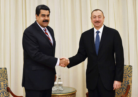 Ильхам Алиев встретился с Николасом Мадурой (Фото)
