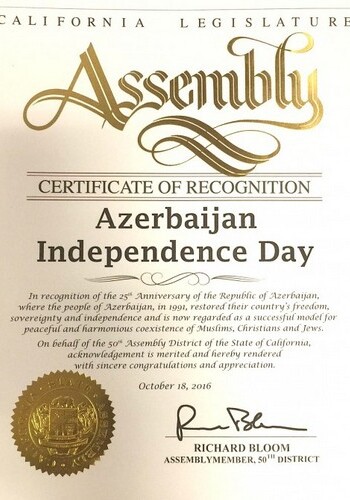 Американский конгрессмен поздравила Азербайджан с Днем независимости (Фото)