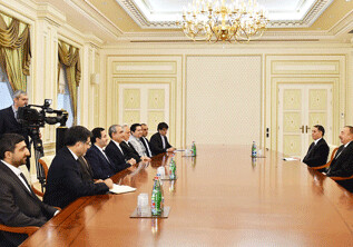 Президент Азербайджана принял губернатора провинции Ардебиль