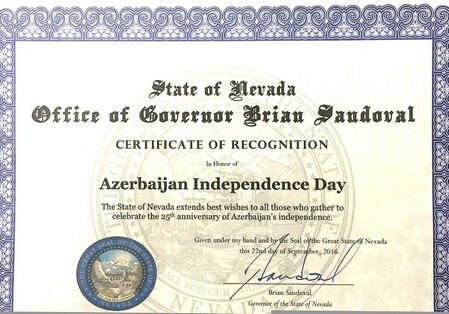 В штате Монтана 18 октября объявлен «Днем независимости Азербайджана» (Фото)