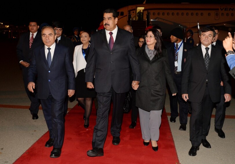 Президент Венесуэлы прибыл с визитом в Азербайджан