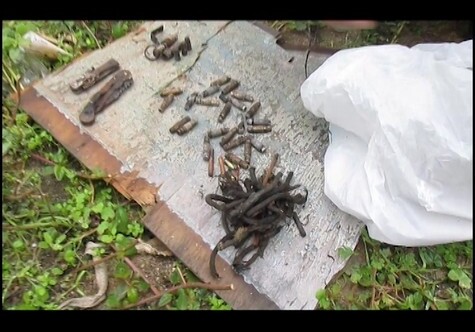 В ходе операции в Нардаране полиция обнаружила оружие (Фото)