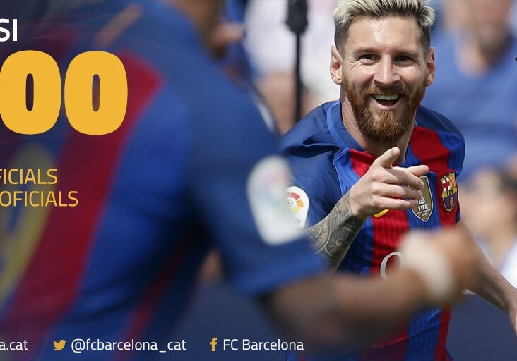 Месси забил 500-й гол за «Барселону»