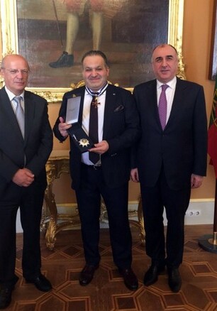 Почетный консул Португалии в Азербайджане награжден орденом