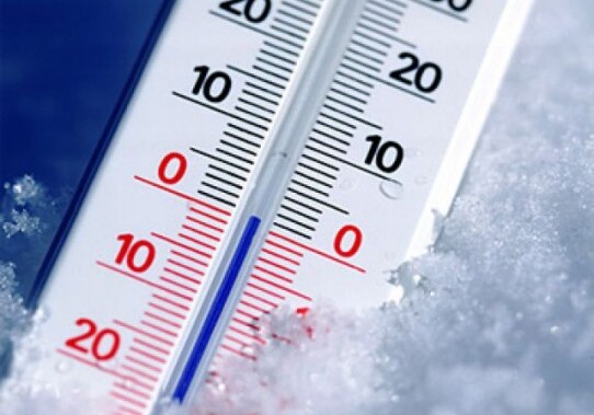 Завтра в Азербайджане столбики термометров опустятся до 5 градусов мороза