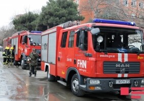 В общежитии для вынужденных переселенцев в Баку произошел пожар
