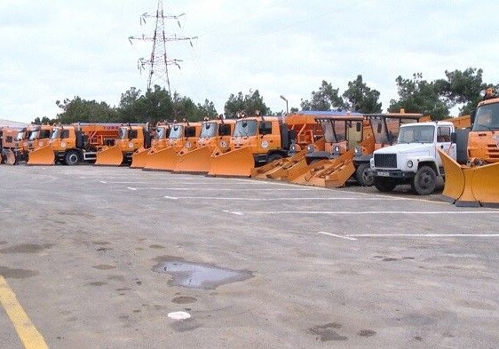 «Азеравтойол»: В готовность приведены 357 единиц дорожной техники