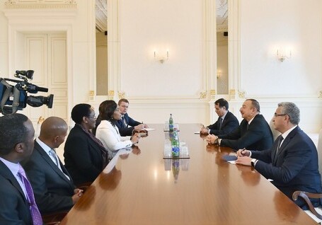 Президент Азербайджана принял министра международных отношений ЮАР и министра связи Ирана