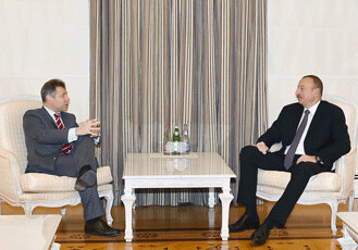 Президент Азербайджана принял сопредседателя Минской группы ОБСЕ от Франции