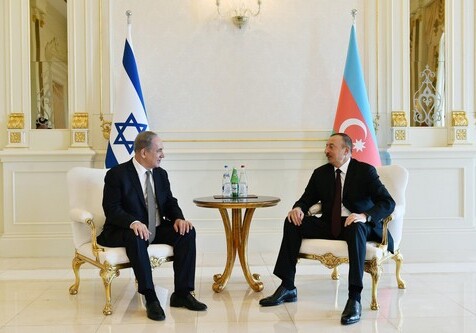 Президент Азербайджана принял премьер-министра Израиля