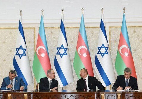 Состоялась церемония подписания азербайджано-израильских документов (Фото-Обновлено)