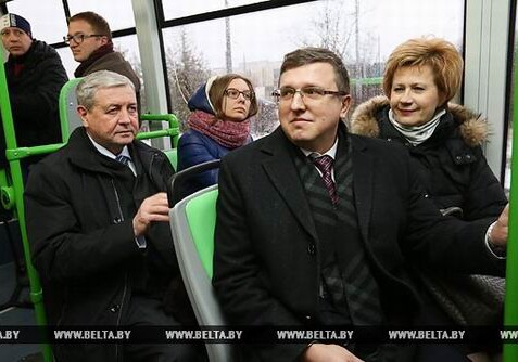 Гибридный автобус производства Беларуси 